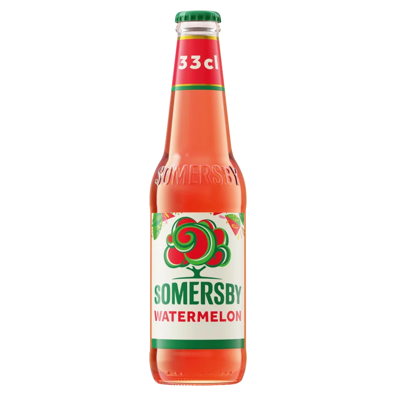 Somersby Watermelon cider almalé alapú szénsavas, alkoholos ital görögdinnye ízesítéssel 4,5% 330 ml