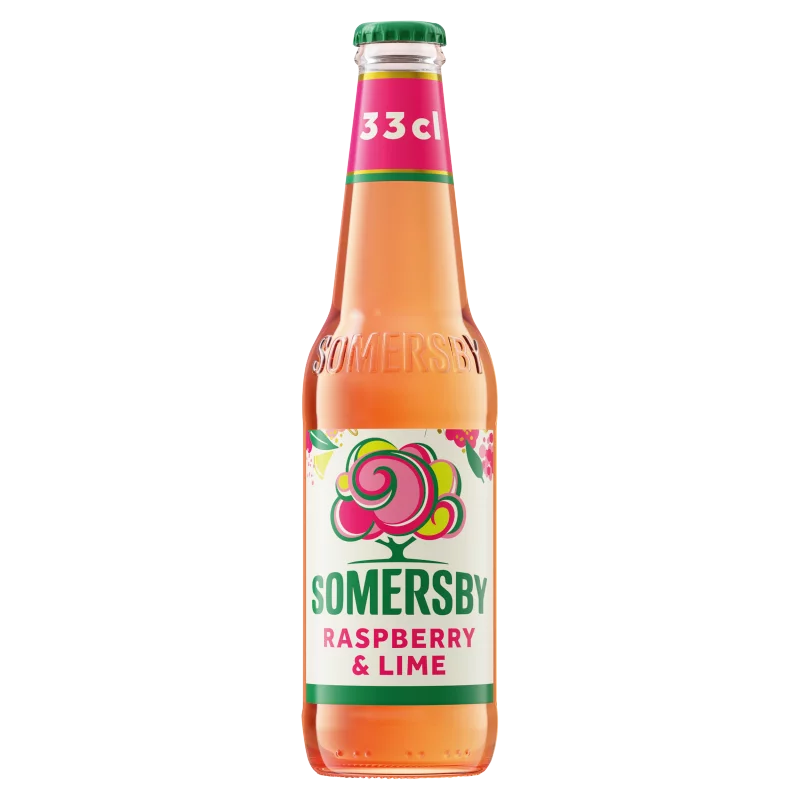 Somersby Raspberry & Lime cider almalé alapú szénsavas alkoholos ital 4,5% 0,33 l