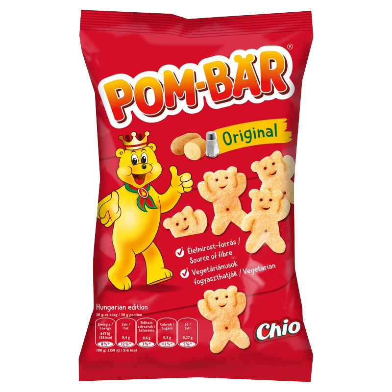 Pom-Bär Original burgonyasnack 50 g