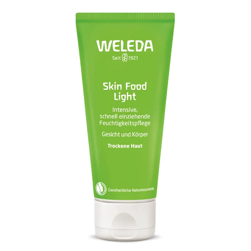 Weleda Skin Food Light gyorsan beszívódó, intenzív hidratáló bőrápoló krém arcra és testre 75 ml