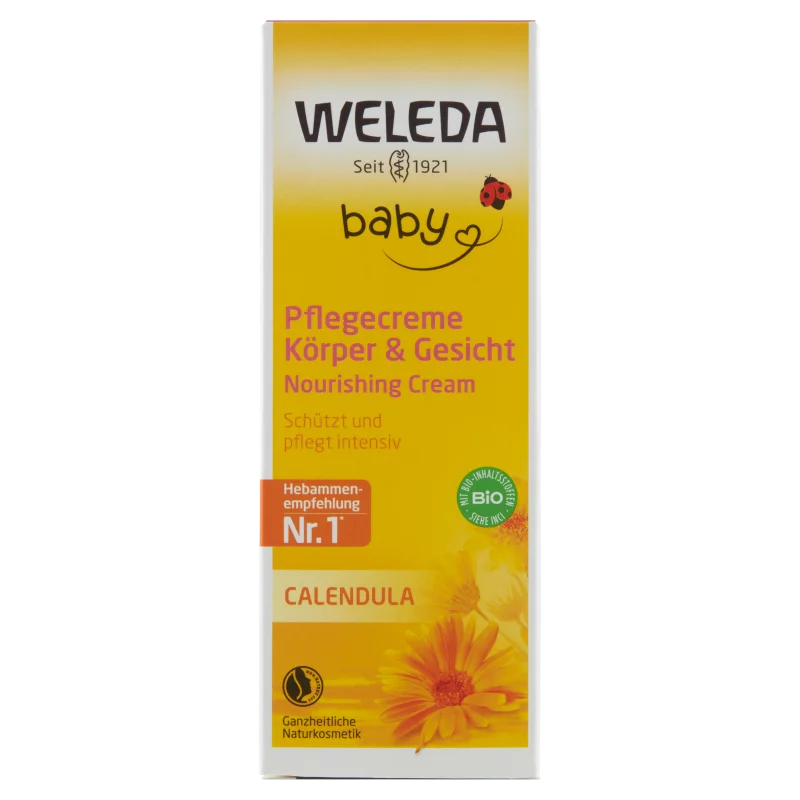 Weleda calendula babaápoló krém arcra, testre 75 ml