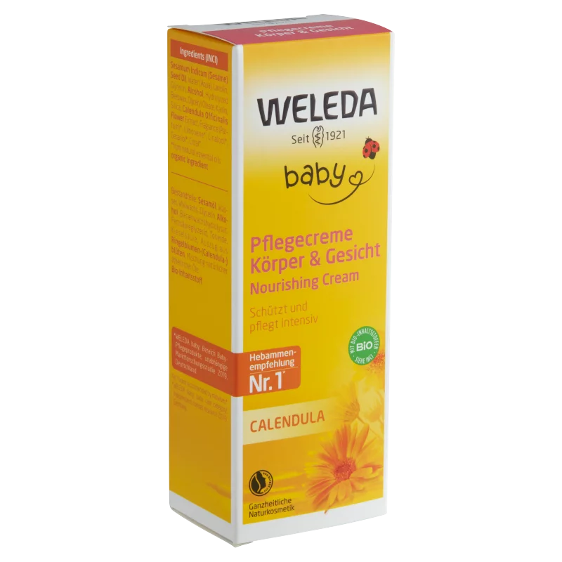 Weleda calendula babaápoló krém arcra, testre 75 ml