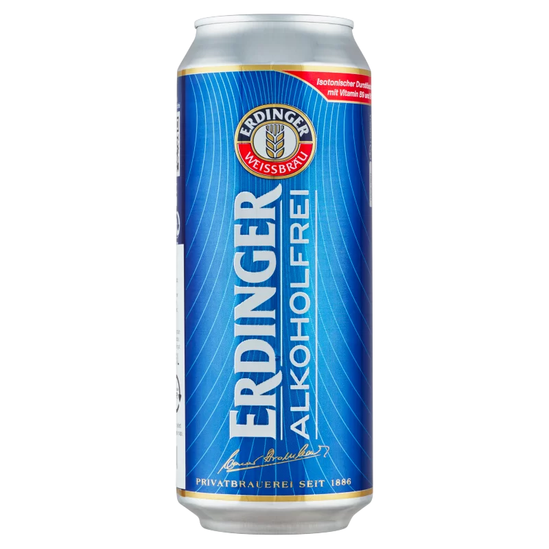 Erdinger Alkoholfrei bajor világos szűretlen alkoholmentes búzasör 0,5 l