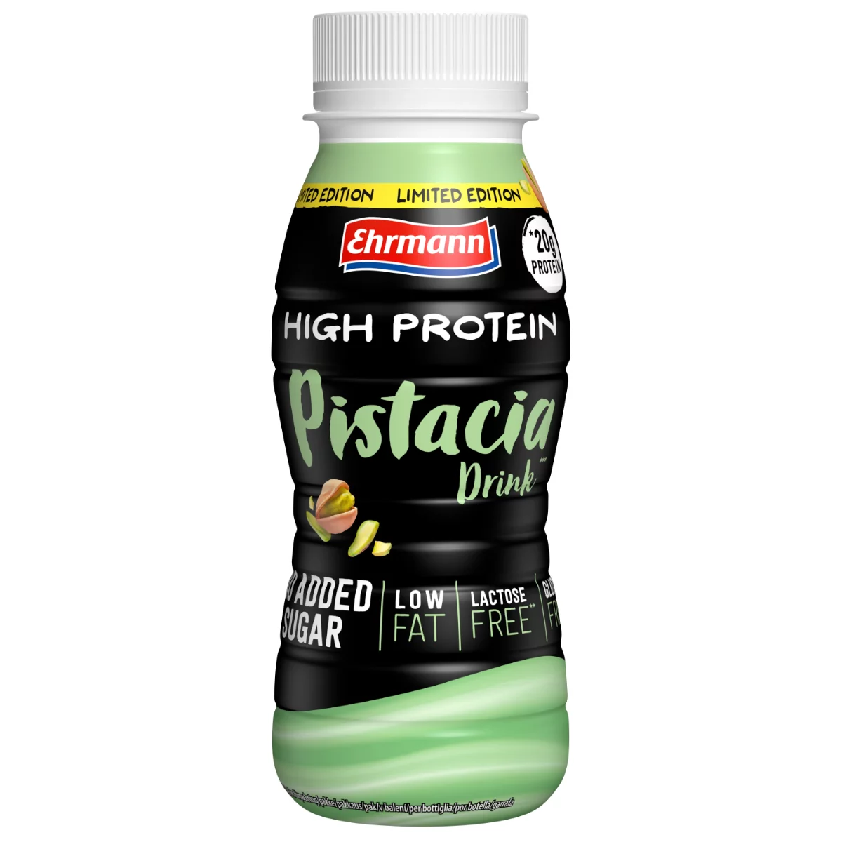 Ehrmann High proteines ital 250ml pisztácia