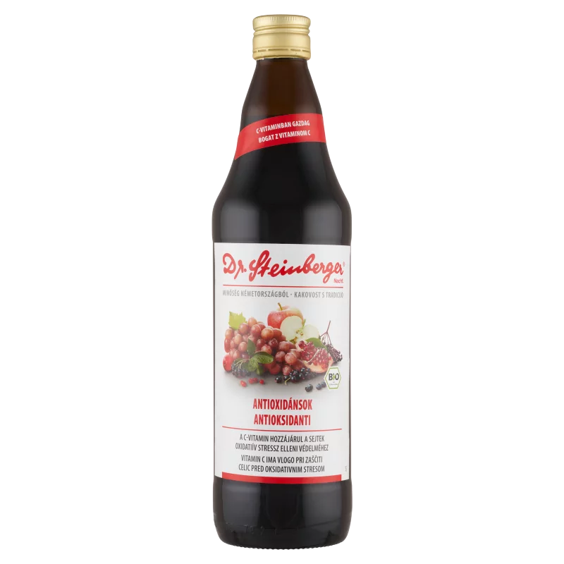 Dr. Steinberger Antioxidánsok bio vegyes gyümölcslé 750 ml