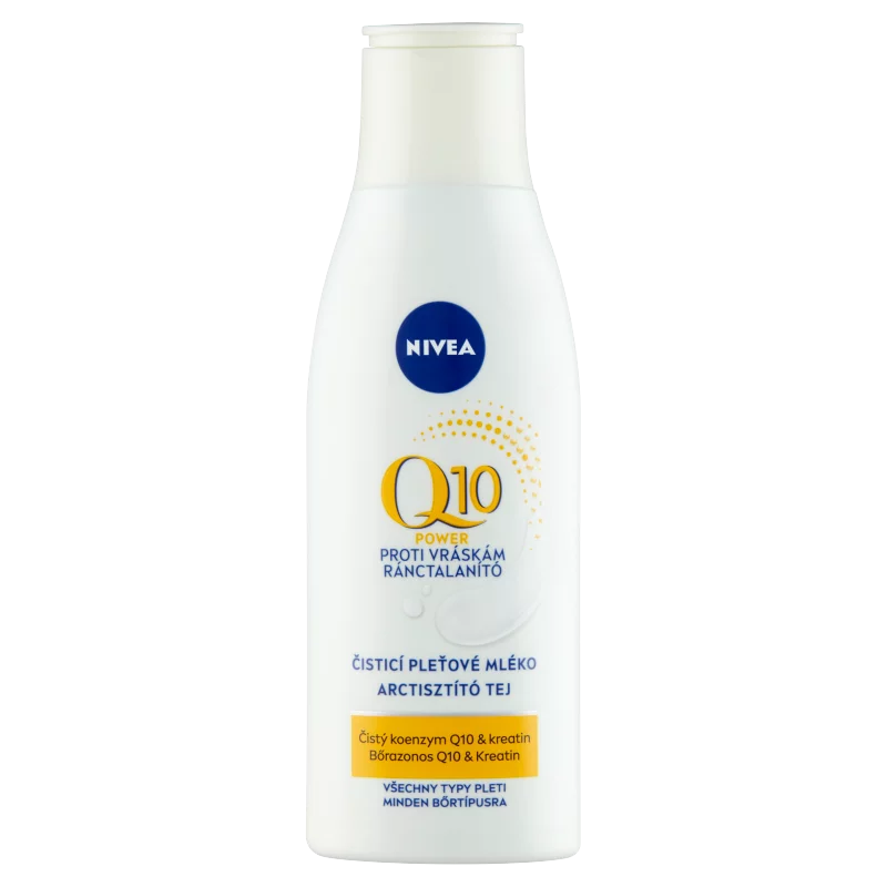 NIVEA Q10 Power ránctalanító arctisztító tej 200 ml