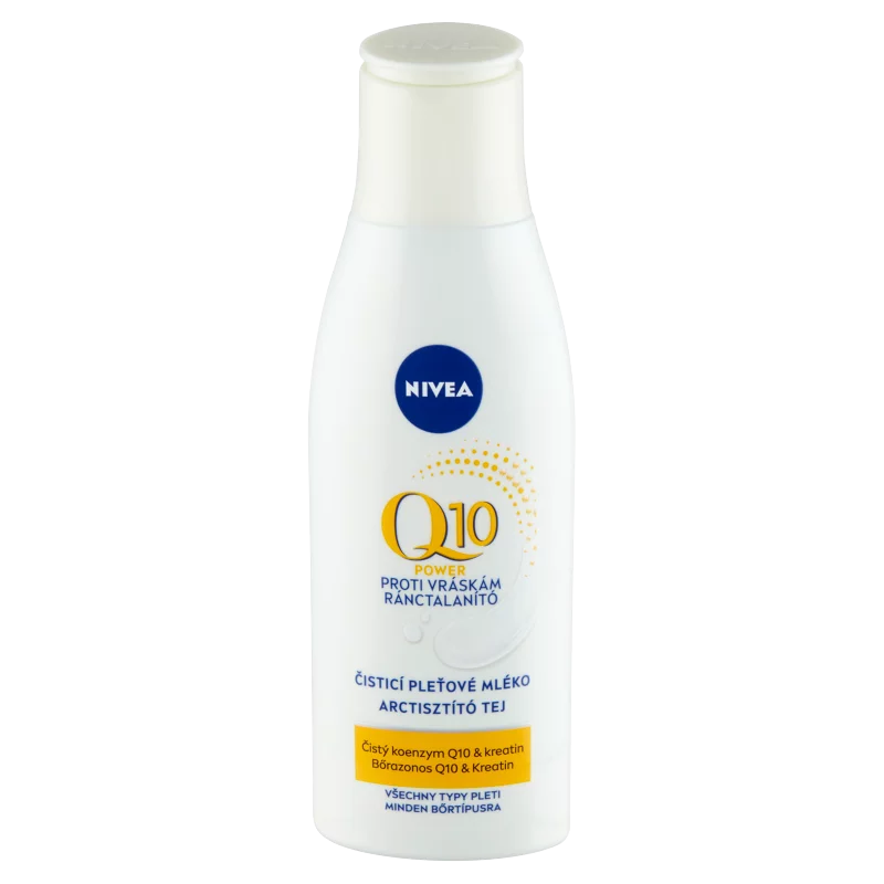 NIVEA Q10 Power ránctalanító arctisztító tej 200 ml