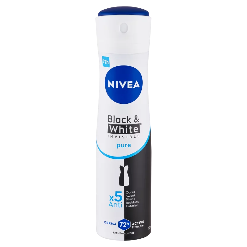NIVEA Black & White Invisible Pure izzadásgátló 150 ml