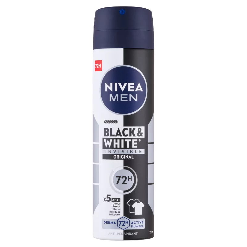 NIVEA MEN Black & White Invisible Original izzadásgátló 150 ml