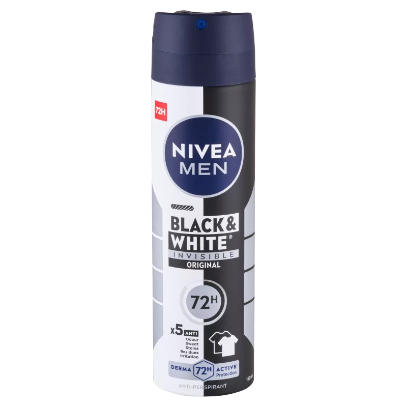 NIVEA MEN Black & White Invisible Original izzadásgátló 150 ml