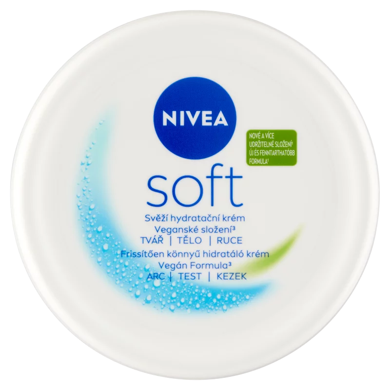 NIVEA Soft frissítően könnyű hidratáló krém 200 ml 