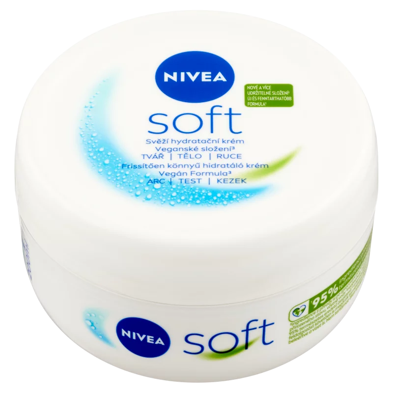 NIVEA Soft frissítően könnyű hidratáló krém 200 ml 