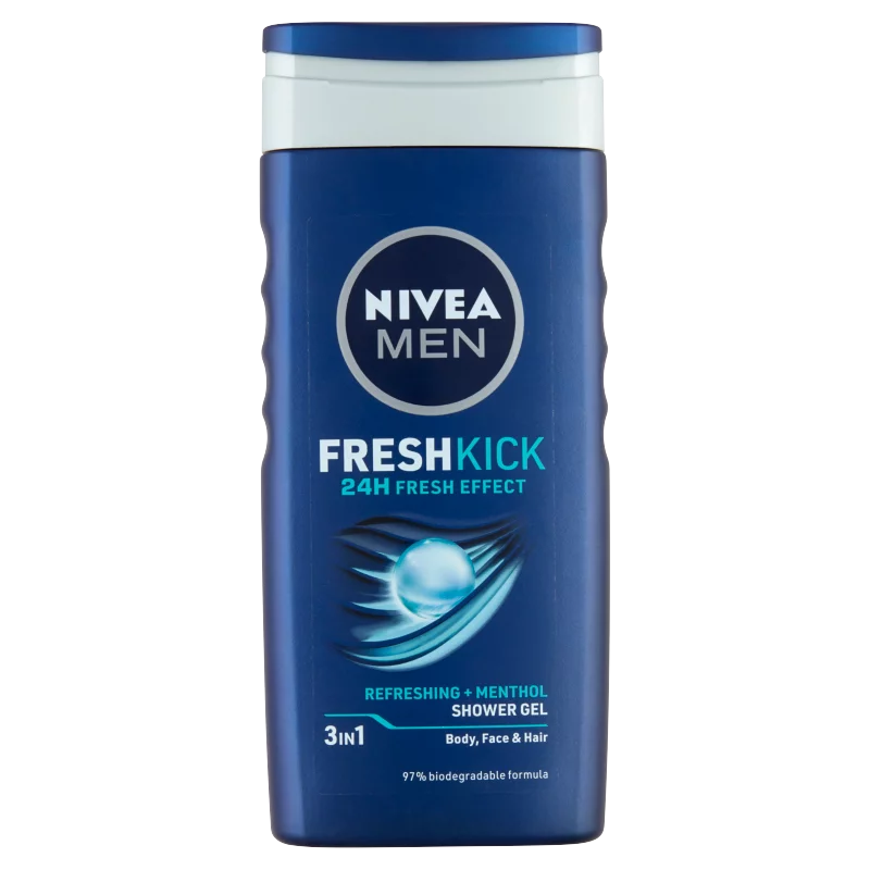 NIVEA MEN Fresh Kick tusfürdő 250 ml