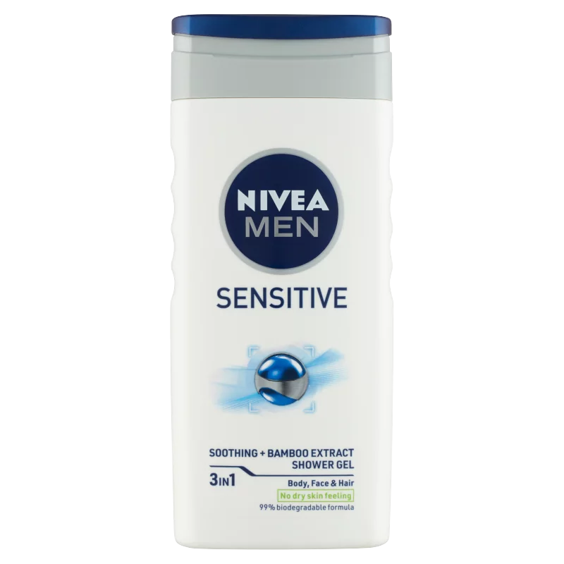NIVEA MEN Sensitive tusfürdő 250 ml