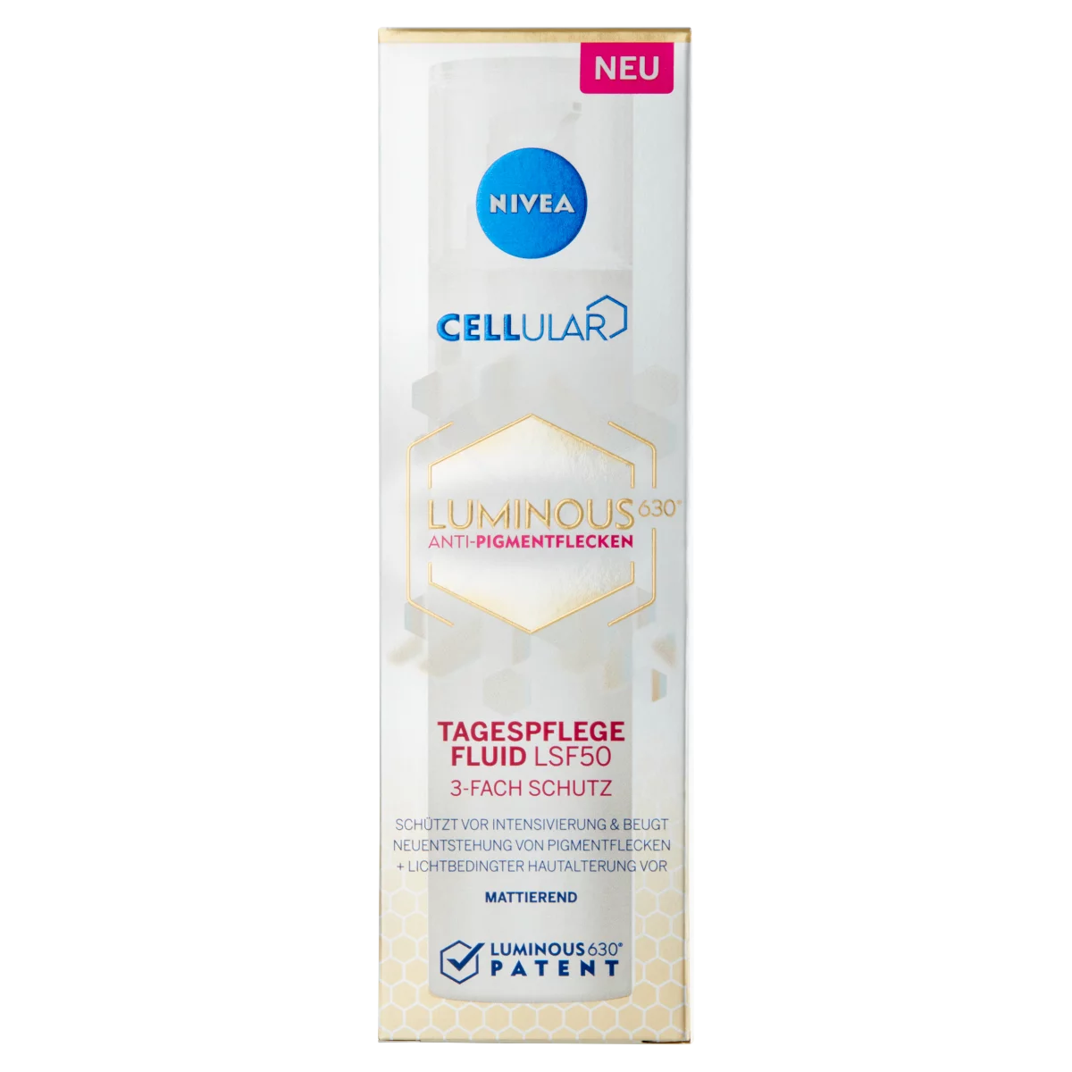 NIVEA Cellular Luminous630® pigmentfoltok elleni nappali krém SPF 50 40 ml
