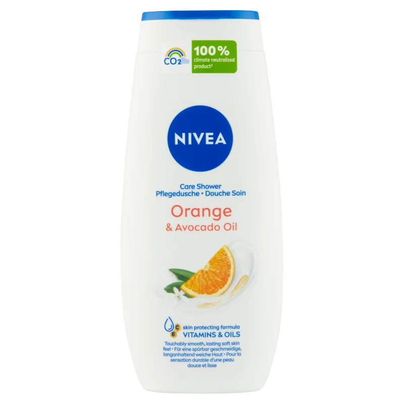 NIVEA Orange & Avocado Oil ápoló hatású krémtusfürdő 250 ml