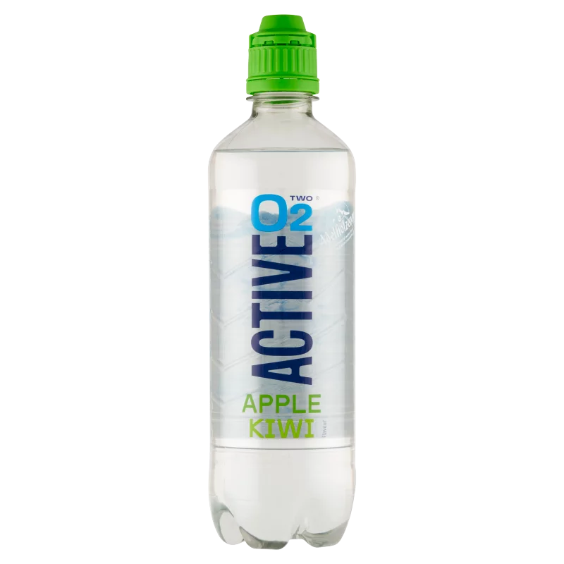 Active O2 alma-kiwi ízű oxigénnel dúsított szénsavmentes energiaszegény üdítőital 500 ml
