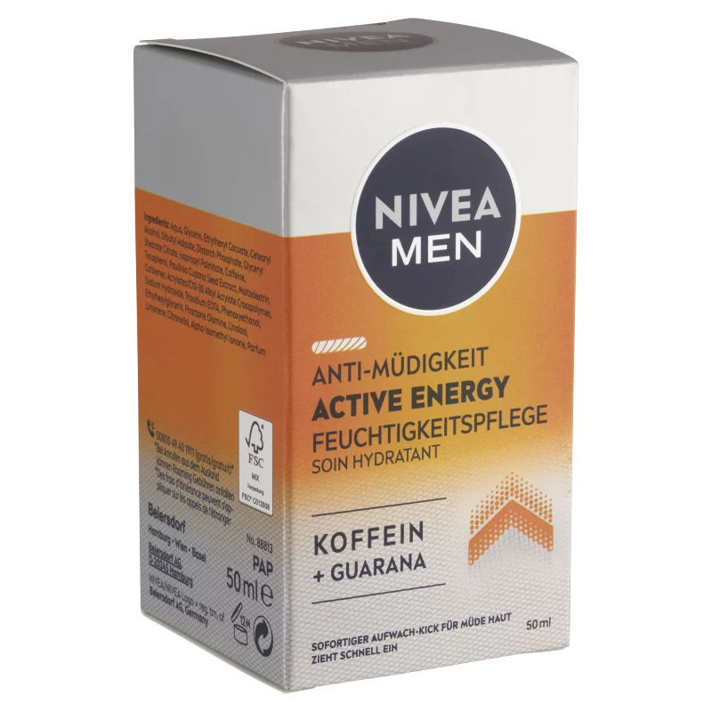 NIVEA MEN Active Energy hidratáló arckrém 50 ml