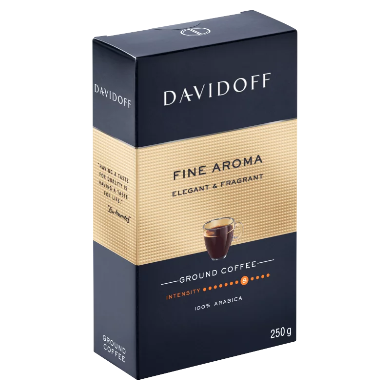 Davidoff Fine Aroma Elegant & Fragrant őrölt, pörkölt kávé 250 g