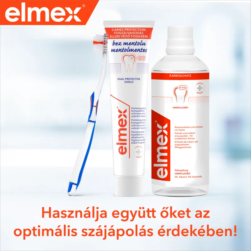 elmex Caries Protection Mentolmentes fogkrém fogszuvasodás ellen 75 ml
