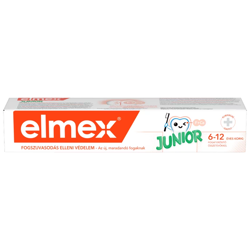 elmex Junior gyerek fogkrém 6-12 éves gyermekeknek 75 ml