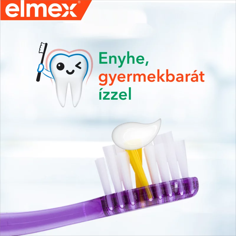 elmex Junior gyerek fogkrém 6-12 éves gyermekeknek 75 ml