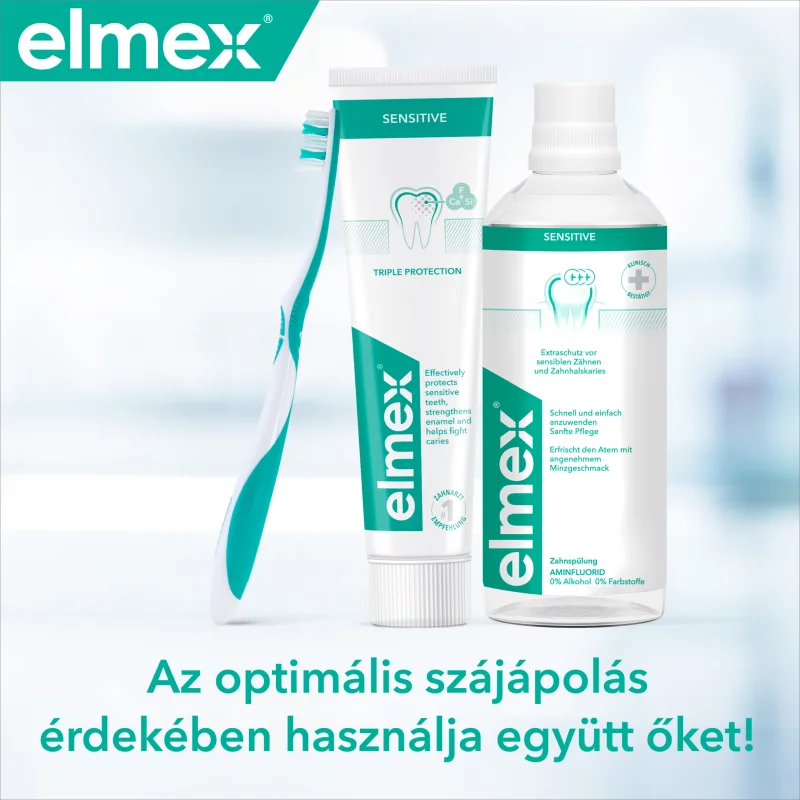 elmex Sensitive fogkrém érzékeny fogakra 75 ml