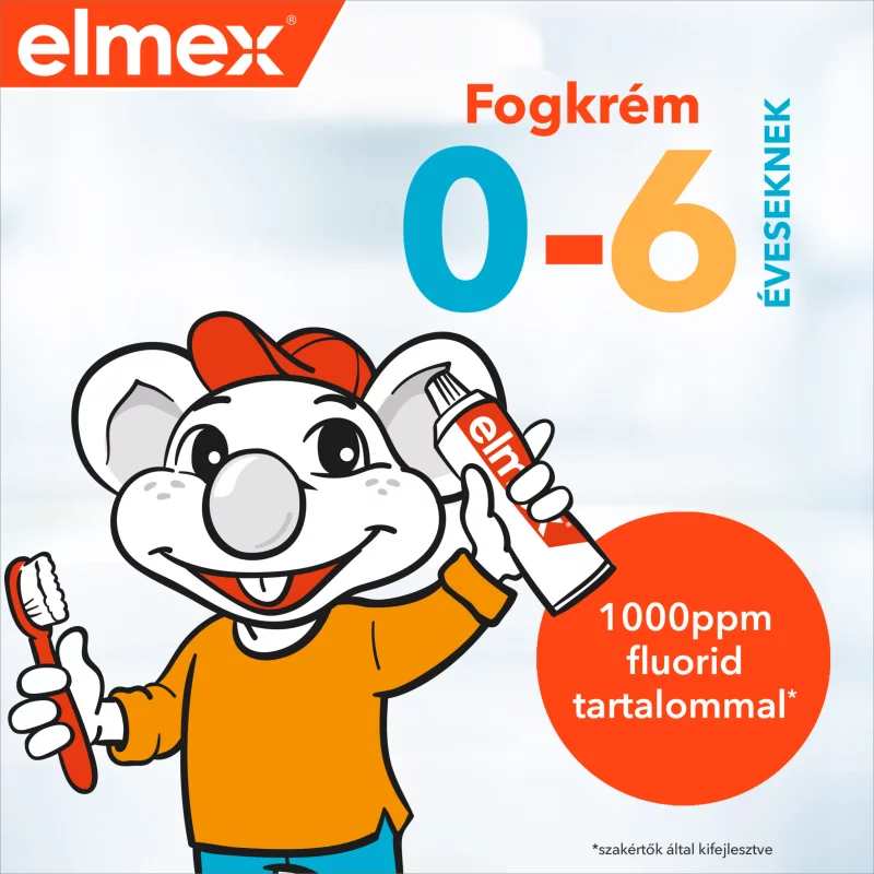 elmex Kids gyerek fogkrém 0-6 éves gyermekeknek 50 ml