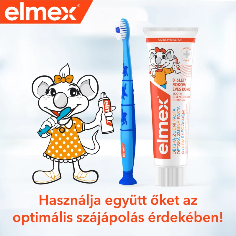 elmex Kids gyerek fogkrém 0-6 éves gyermekeknek 50 ml