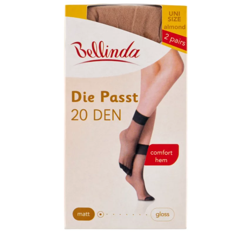 Bellinda bokaharisnya 2 pár Die Passt 20 Almond Uni