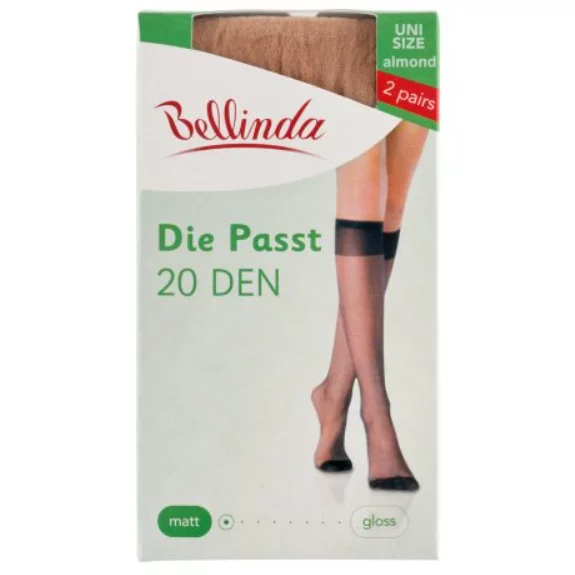 Bellinda térdharisnya 2 pár Die Passt 20 Almond Uni