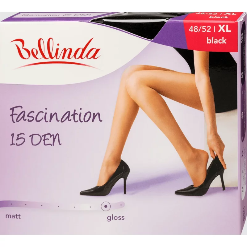 Bellinda harisnyanadrág Fascination 15 Fekete XL
