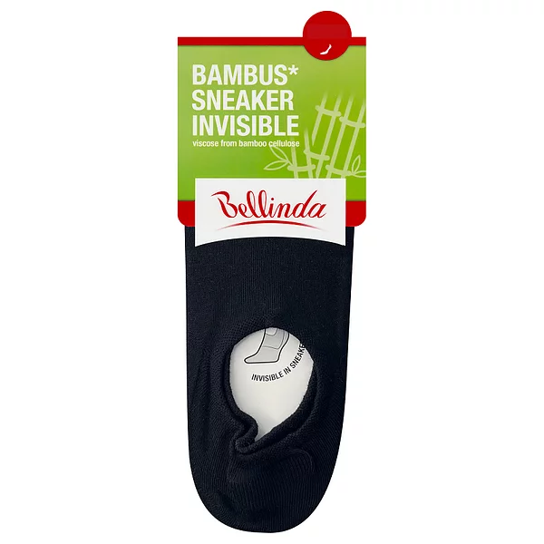 Bellinda zokni 1 pár Bambus sneaker Invisible Fekete 39-42