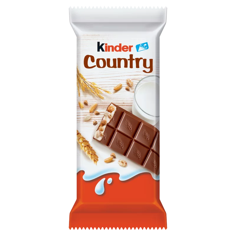Kinder Country tejcsokoládé szelet gabonapelyhes és tejes töltéssel 23,5 g