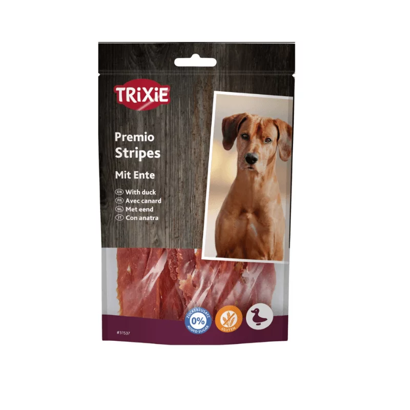Trixie kutya jutalomfalat 100g Premio Light Ducky stripes 