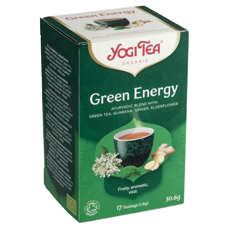 Yogi Tea BIO energizáló zöld tea 17 filter 30,6 g