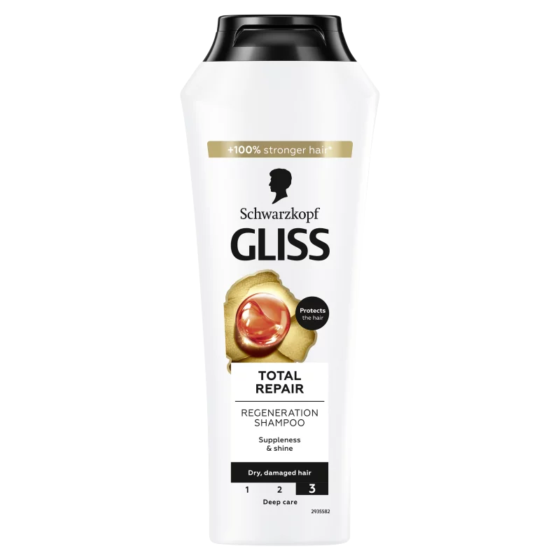 Gliss Total Repair sampon hidrolizált keratinnal és virág nektárral 250 ml