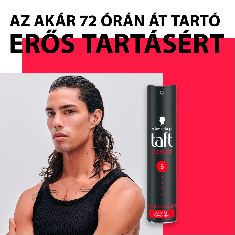 Taft Power hajlakk minden hajtípusra 250 ml