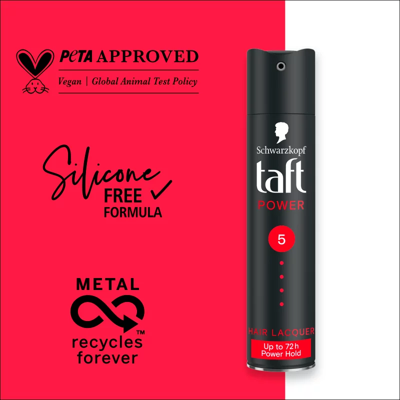 Taft Power hajlakk minden hajtípusra 250 ml