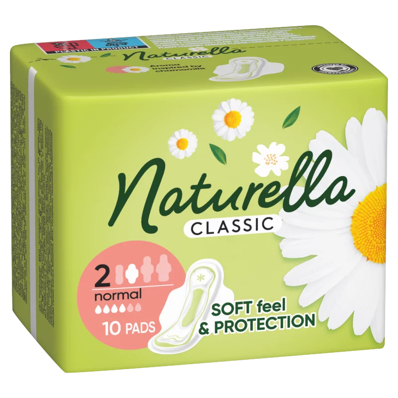 Naturella Classic Szárnyas Betét, Normal (2-es méret) Méret, 10 db