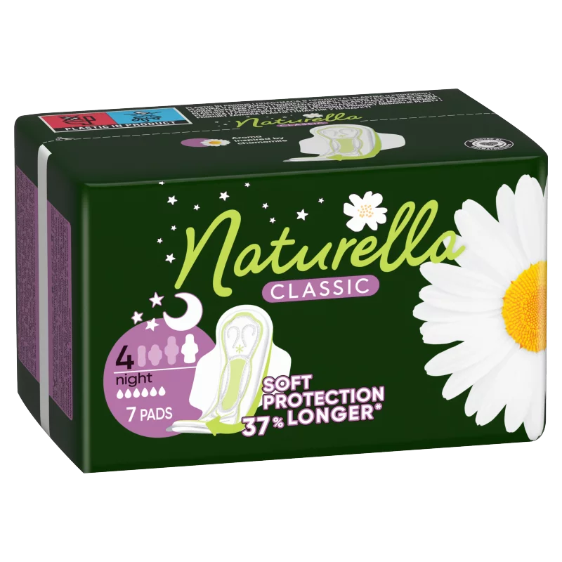 Naturella Classic Szárnyas Betét, Night (4-es méret) Méret, 7 db