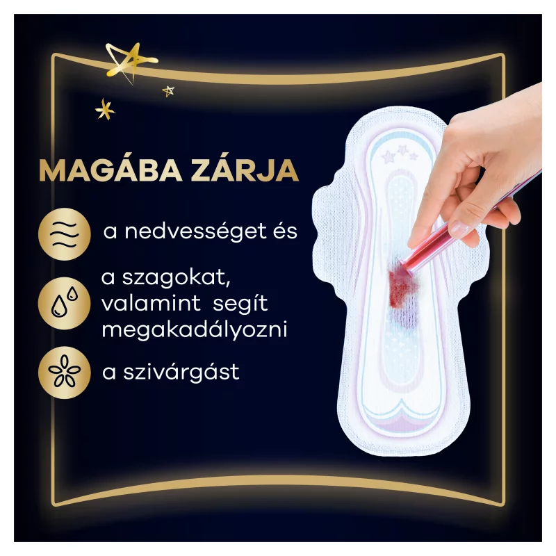 Always Ultra Secure Night Egészségügyi Betét (4-es Méret) Szárnyas Betét x 12]