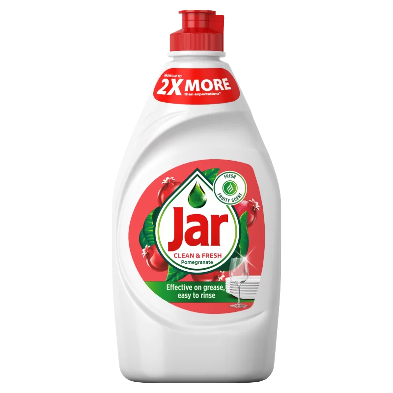 Jar Clean & Fresh Pomegranate & Honeysuckle Folyékony Mosogatószer  Tiszta Edényekért,450ml