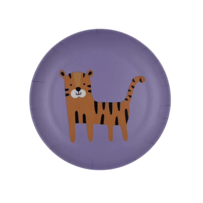 Tigris mintás gyerek tányér