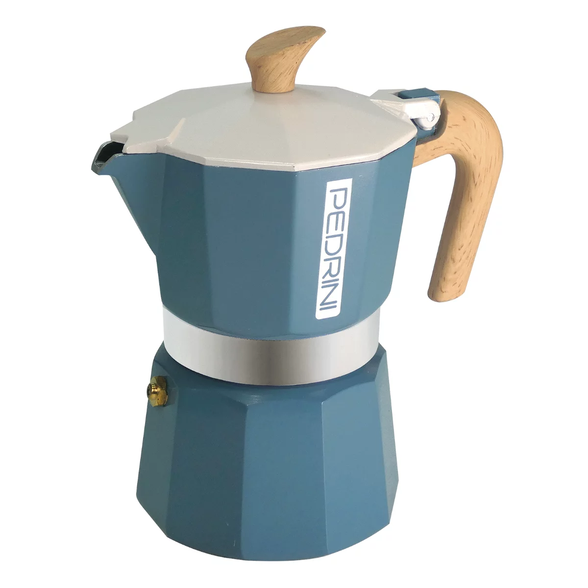 Pedrini kotyogós kávéfőző - MyMoka 3F Kék (3 személyes)