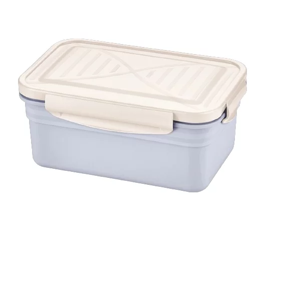 Zárható Színes Ételtároló doboz 1800ml - Szürkéskék
