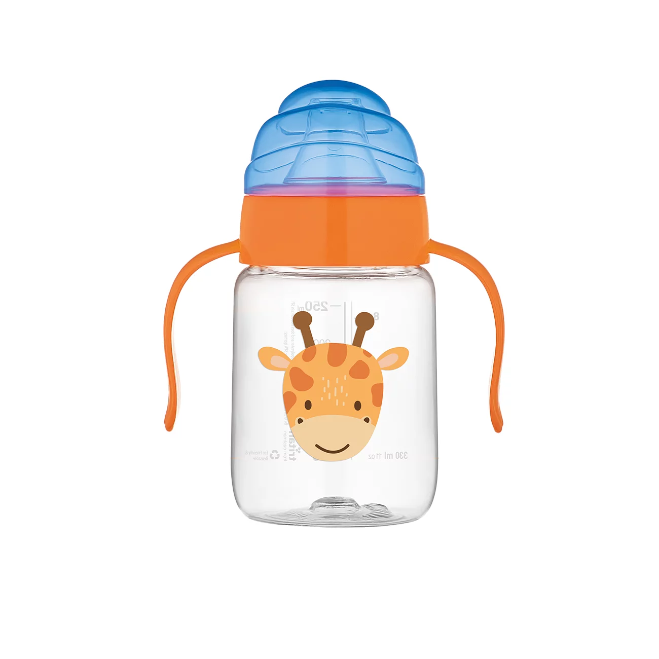 Zuzu itatópohár 330ml Tritan - Zsiráf