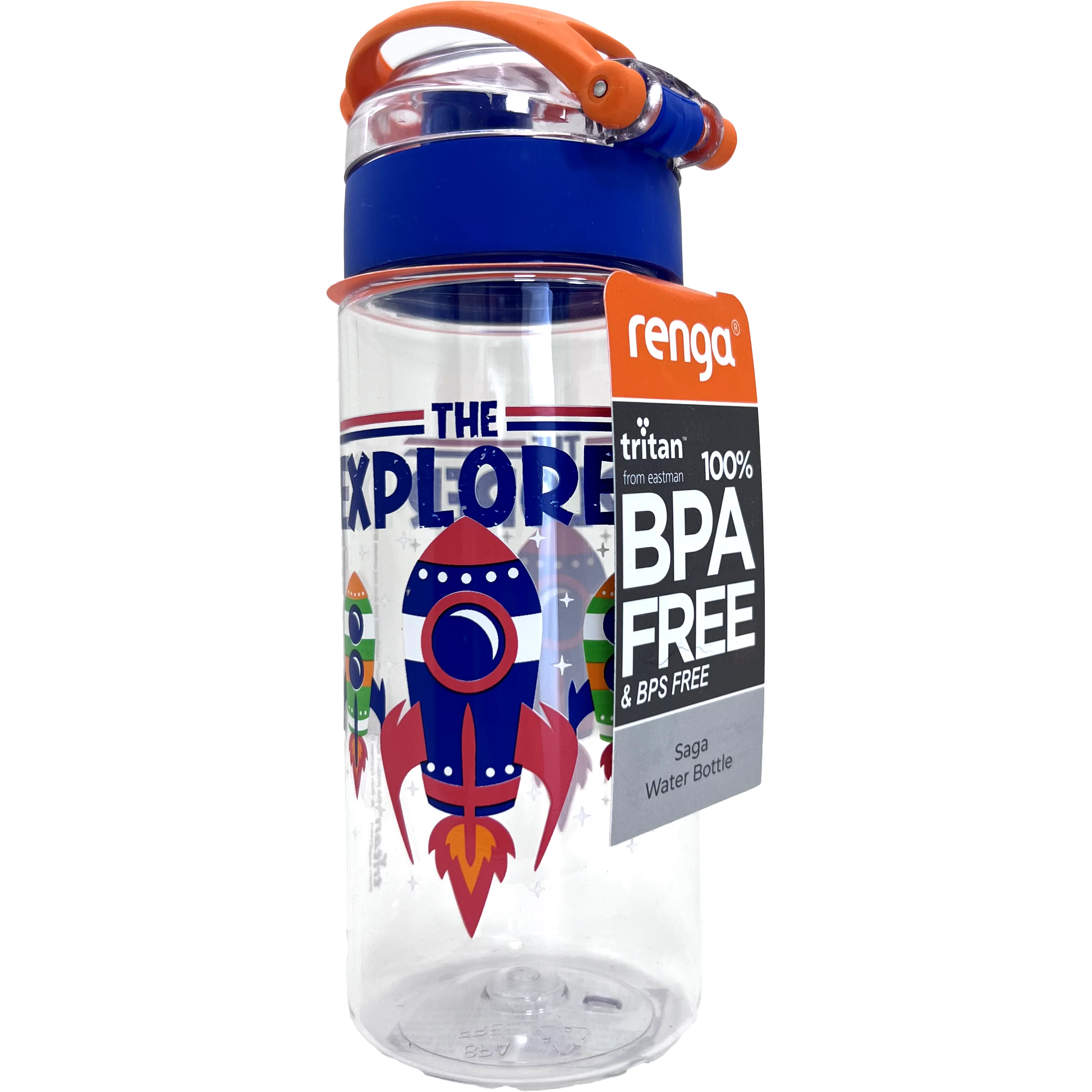 Mintás kulacs 500ml Mini Saga Tritan - Űrhajó