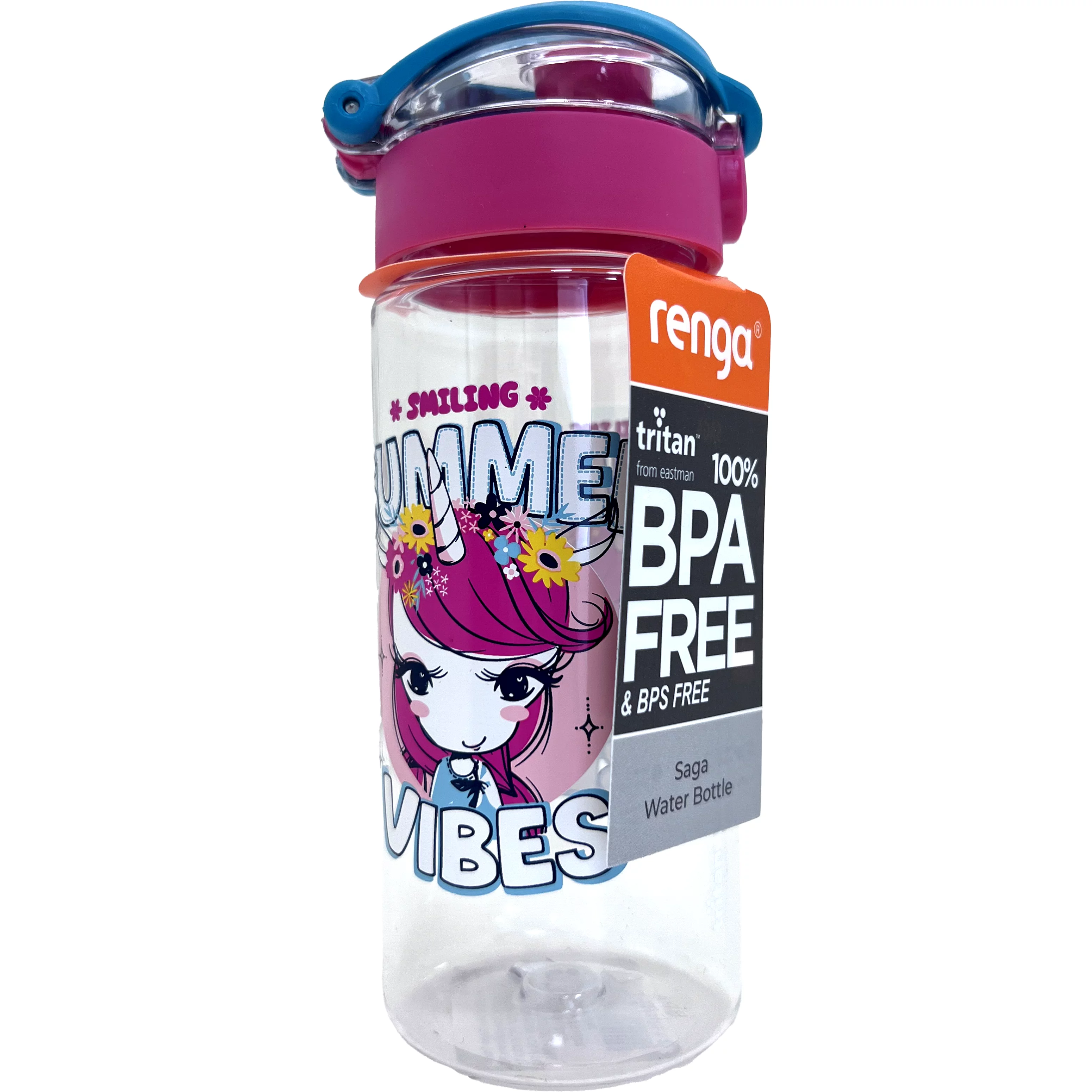 Mintás kulacs 500ml Mini Saga Tritan - Unikornis