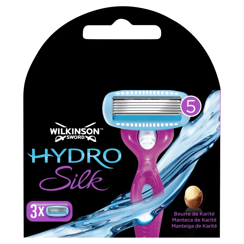 Wilkinson Sword Hydro Silk 5 borotvapengés borotvafej 3 db